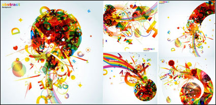 Der Trend der bunten Grafiken - Vector