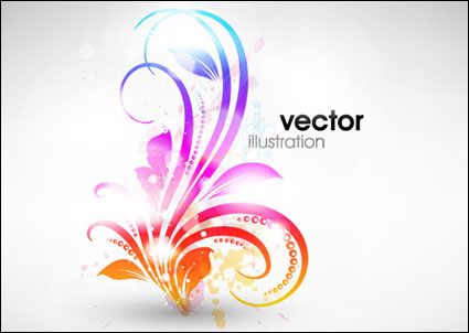 Symphony Mode Muster Vektor Material -1