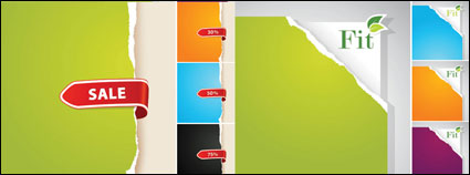 Ripped Papier Hintergrund Vector