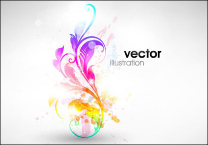 Symphony Mode Muster Vektor Material -3