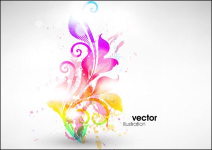 Symphony Mode Muster Vektor Material -4