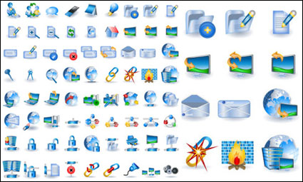 Technology Daquan blauen Symbol