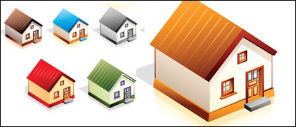 Kleines Haus Symbol Vektor Material