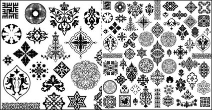 Alte Stil Muster - Vektor-Material