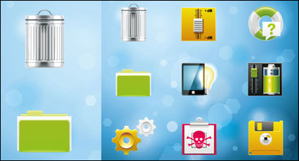 Sehr empfindliche System Icon Vektor Material-6