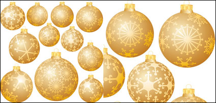 Weihnachtsschmuck Vector Schneeballsystem