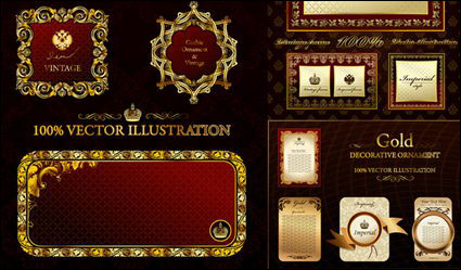 Gorgeous klassischen European Border Vector