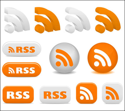 Rss Abonnieren Icons - Vector