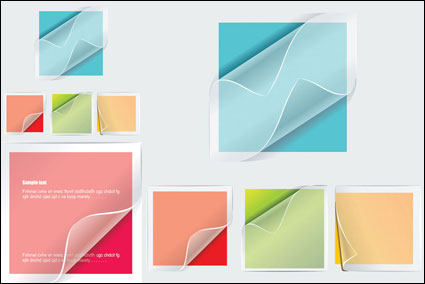 Vector transparente Aufkleber