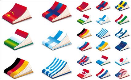 Notebook Cover Nationalflagge - Vector