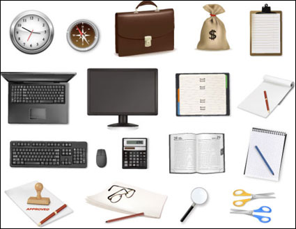 Office-Serie Symbol Vektor Material