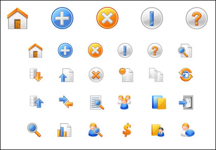 Common Vektor web icons - Vektor Material