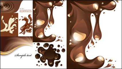 Coffee-Muster-Vektor-Material
