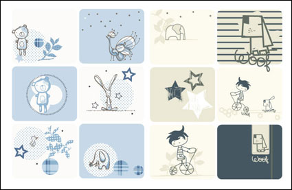 Cute Cartoon Grafiken Vector