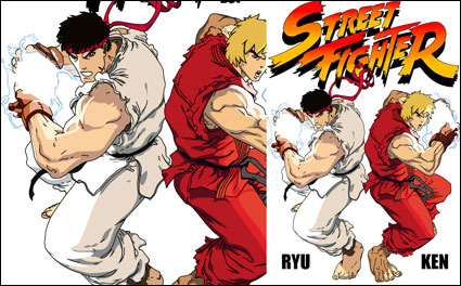 Street Fighter Vektor Quelldatei