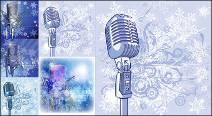 brillante Mike Illustrator Muster - Vector