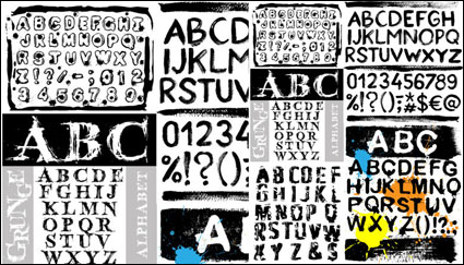 Ink Briefe - Vektor-Material