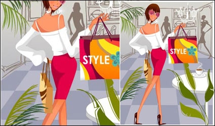 Damenmode Shopping Material 4
