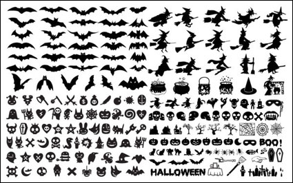 Halloween Vector Elemente
