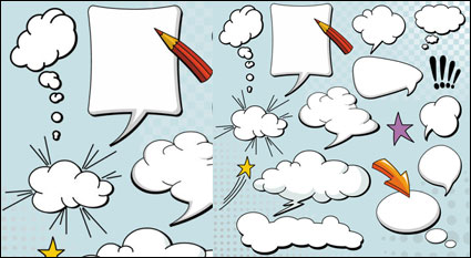 Cartoon-Stil Atompilz Ebenendialog 04 - Vektor Material