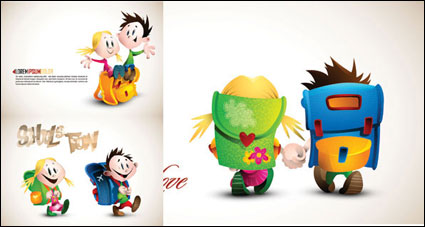 schöne Kinder Vector