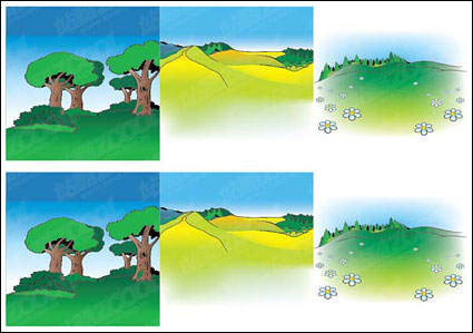Cartoon Landschaft Vector -2