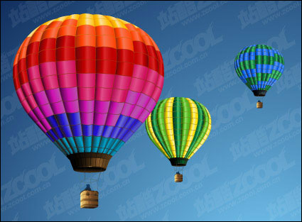 Heißluftballon Vektor Material