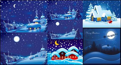 Weihnachtsnacht Vector