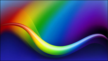 Colorful der dynamischen Vorlauf 04 - Vector