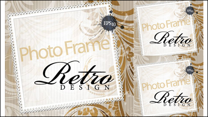 Elegantes Design der Textfeld dekorativen Sonnenschutz Muster Vektor Material -3