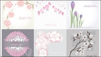 Reine Blume Hintergrund - Vektor Material