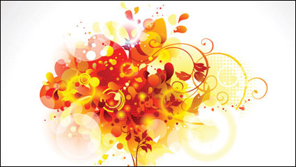 Brilliant dynamischen Elemente der Trend 02 - Vektor Material