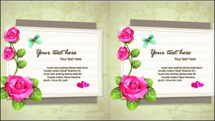 Elegante Design-Elemente der Collage Hintergrund Vektor Material -2