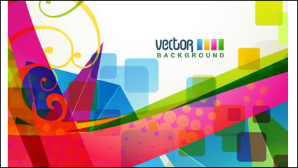 Brilliant dynamisches Design Hintergrund Vorlage Vektor Material -4