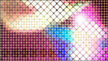 Helle Mosaik-Design Hintergrund Vektor Material -4