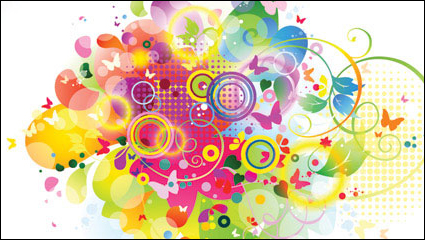 Brilliant dynamischen Elemente der Trend 04 - Vektor Material
