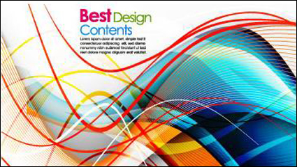Bunte gestreiften Hintergrund Vector -3