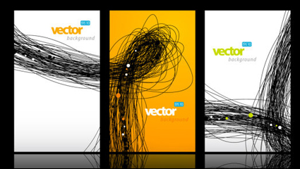 Line-Elemente des Deckels - Vektor-Material