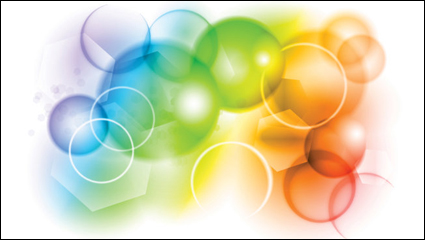 Bunte Blasen Hintergrund - Vektor Material