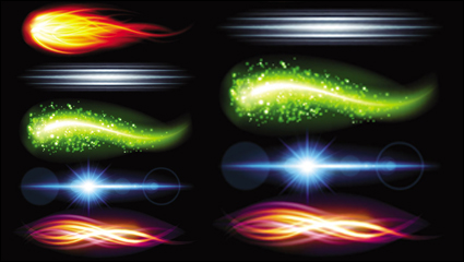 Wunderschöne helle Lichteffekte 05 - Vektor Material