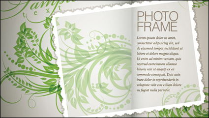 Pflanze Blumen und Muster der Text im Hintergrund Vektor Material