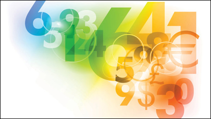 Bunte digitalen Hintergrund - Vektor Material