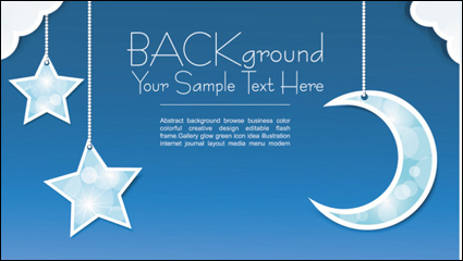 Wetter-Muster Hintergrundmaterial 01 - Vector