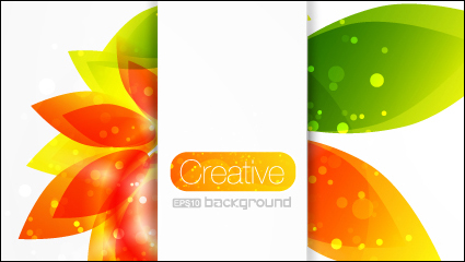 Kreative floral background Vektor Material -2