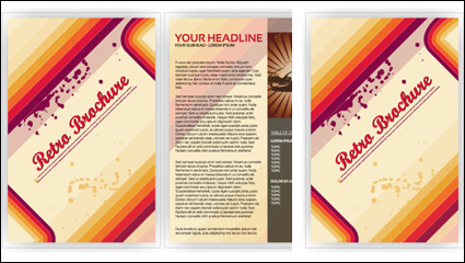 Ausländische Album Platte Layout 04 - Vektor Material