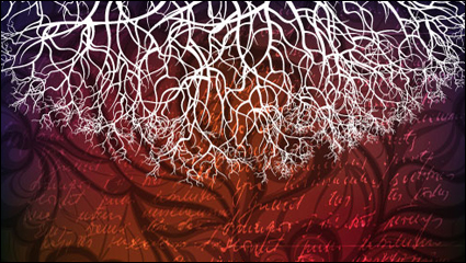 Baum Silhouette Hintergrund 03 - Vektor Material