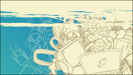 Trend Illustrator Vektor Material -3