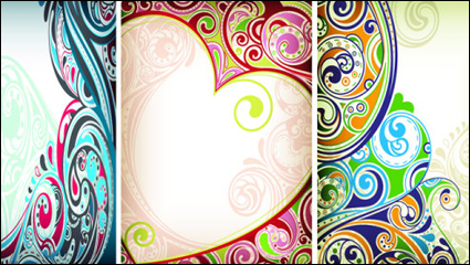 Europäische Muster Hintergrund Vektor Material -2