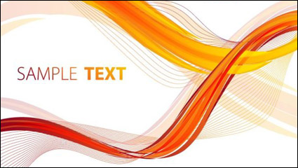 Fließkurven Textfeld Vektor Material -1