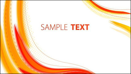 Fließkurven Textfeld Vektor Material -2